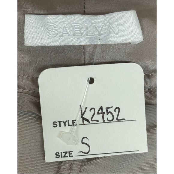 Sablyn Wide Leg Velvet Pant in Grey NWT Size Small - Picture 3 of 5